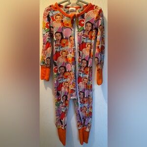 Ms. Rachel Onesie with reversible arm cuffs Size 18-24 Months